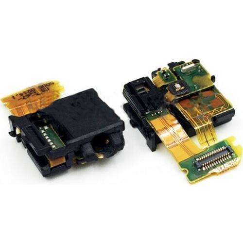 New Audio Jack Port Plug For Sony Xperia Z L36h C6602 C6603 Headphone Jack Proximity Light Sensor Flex Cable Ribbon