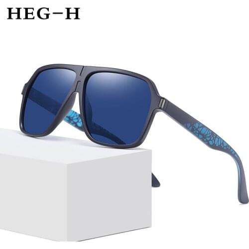 New Polarized Sunglasses Men Women Fashion Square TAC Lens TR90 Frame Brand Designer Driving Sun Glasses Oculos De Sol UV400