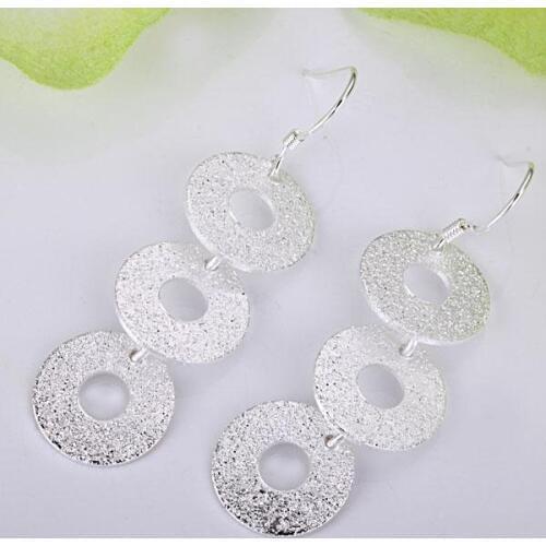Wholesale fashion jewelry Earrings , M925 Silver color Earrings . Nice Jewelry. Good Quality E82