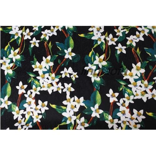 Original fabric black bottom of the Wizard of Oz Handmade diy fabric jacquard printing