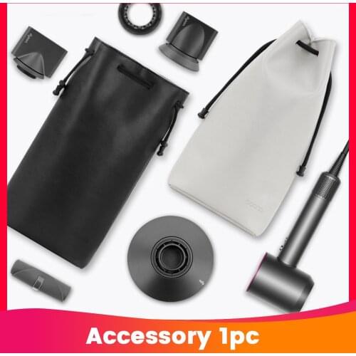 Popular whole set Travel Storage Bag for Dyson Hair Dryer PU Leather Dustproof Protection Organizer Travel Case