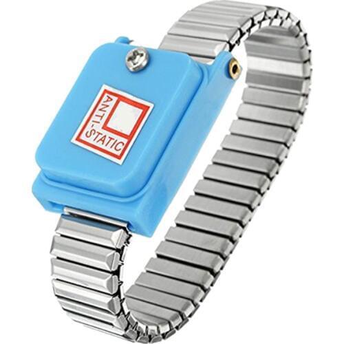 Metal Anti Static Wrist Band Strap Wireless Adjustable ESD Wristband Discharge Electronic Work Cordless Bracelet Supplies
