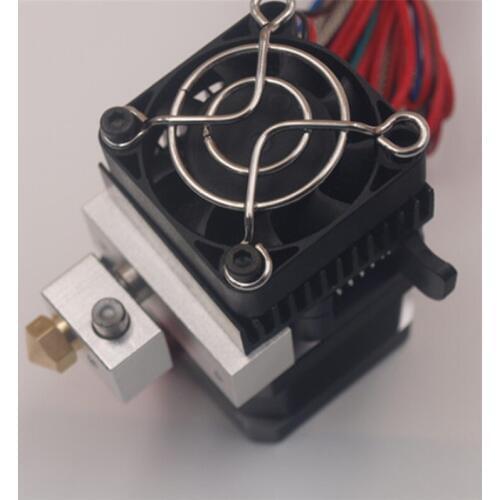Assemble MK10 extruder printing head kit 1.75mm extrusion set with NEMA17 stepper motor for Reprap Prusa/Wanhao 12/24V