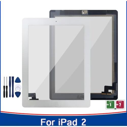 NEW 9.7" Touch Panel For iPad 2 A1395 A1396 A1397 Touch Screen Digitizer Sensors Front Outer Glass Parts Repair +Tools