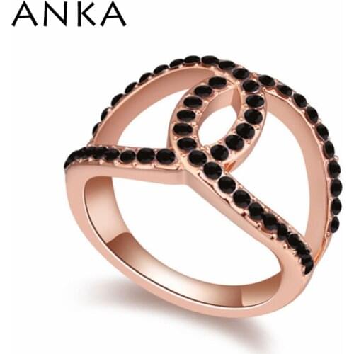 2020 Special Offer Real Anillos Of The Rings For Women Ring rose gold colour Crystal Bijoux Exaggerate Jewelry #109159