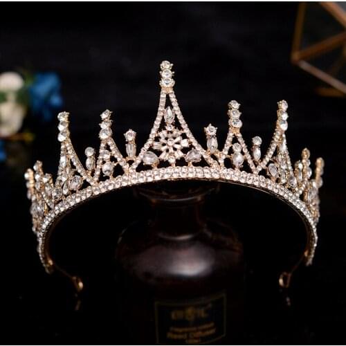 Bridal Crown Headdress Atmosphere Wedding Accessories Crown Headband Adult Gift Birthday Crown