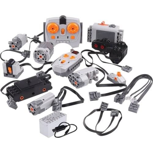 Technological parts motor line multi power functions tool servo blocks train 8293 PF model sets building Compatible All Brands