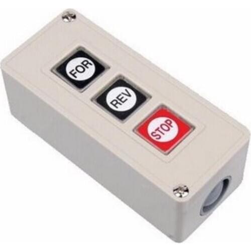 12v Triple push button control switch box for barrier gates, sliding gate openers and swing gate opener