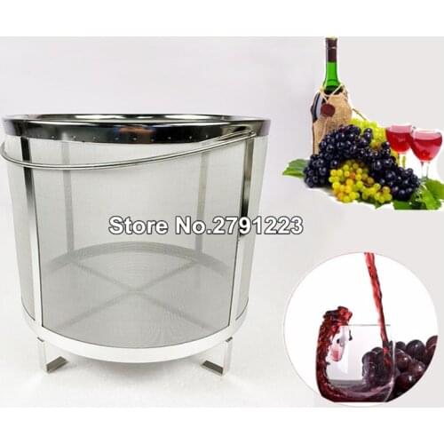 High quality 30*31cm Beer Wine House Home Brew Filter Basket Stainless Steel Strainer Cylinder Barware Bar Tools