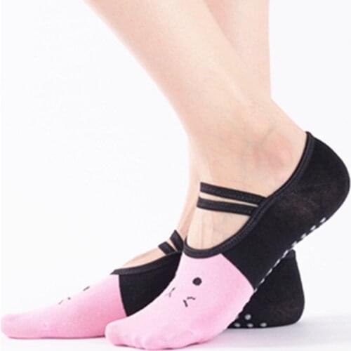 Women Yoga Socks Anti-skid Non-slip High-quality Brand Dance Pilates Ballet Yoga Sport Ballet Dance Socks Dropshipping