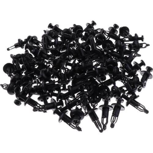 100 Pieces 8.8mm Hole Car Door Rivet Fastener Trim Panel Retainer Clip