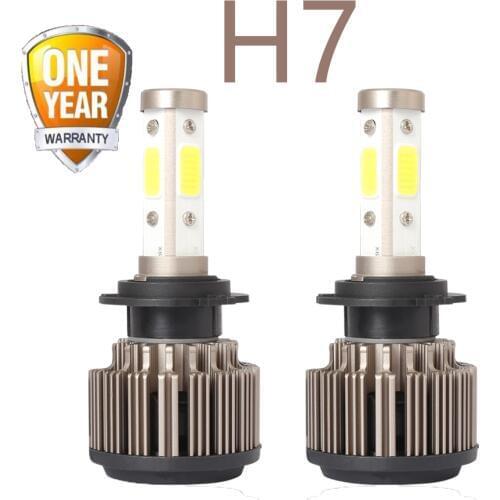 2PCs H7 Car Headlight Bulb 16000 Lumen X6 H7 White Light 6500K Car Headlamp H7