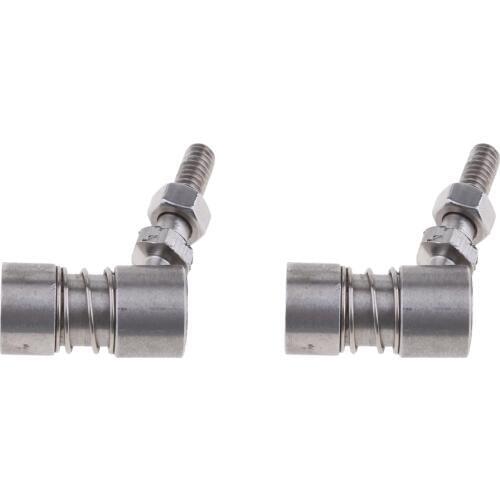 2X 304 Stainless Steel Control Cable Shift Throttle Ball Joint Boat Hardware