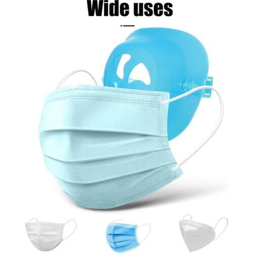 3D Mouth Mask Support Breathing Assist Help Mask Inner Cushion Bracket Food Grade Silicone Mask Holder Breathable Valv Masque