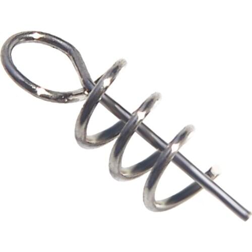 50 Pieces / Bag Luya Soft Bait Lock Pin Spring Pin Anti Hanging Bottom Crank Hook Fishing Gear Accessories