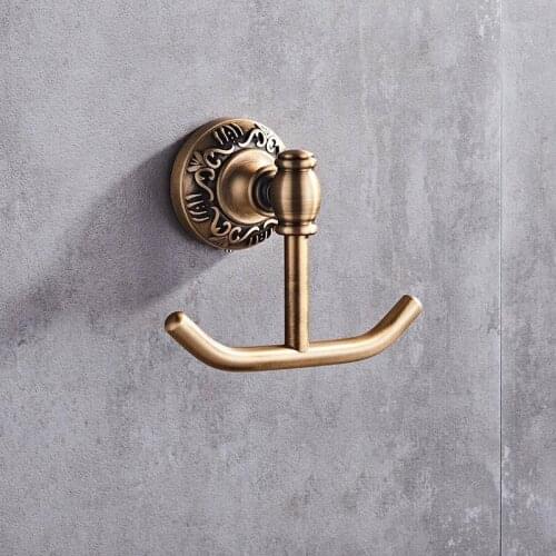 053 Aluminium 3 Colors Wall Mounted Hat Coat Robe Hooks Wall Hanger Towel One Clothes Hook Bathroom Robe Bathroom Accessories