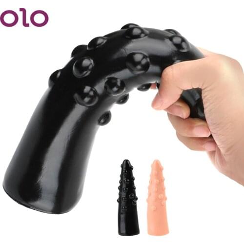 OLO Big Anal Plug Dildos Particle stimulation Anus Dilator Butt Plug Sex Products Sex Toy for Men Women