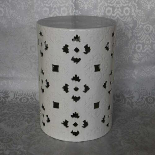 White Classical Jindezhen dressing table ceramic garden stool Chinese ceramic drum stool bathroom chinese classical stool
