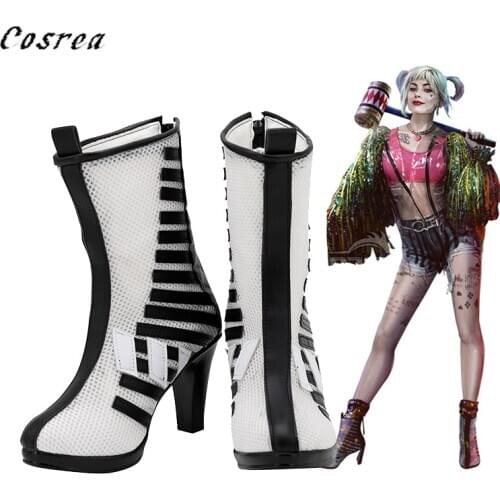 Boots Cosplay shoes Joke High Heel Shoes For Women and Girls Halloween Clown Shoes