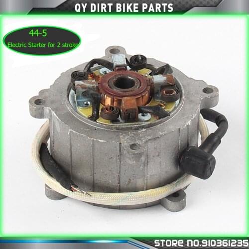 Electric Starter for 2 stroke engine 49cc pocket bike mini dirt bike mini ATV 49cc Motorcycle Motor 44-5 Electric Starter