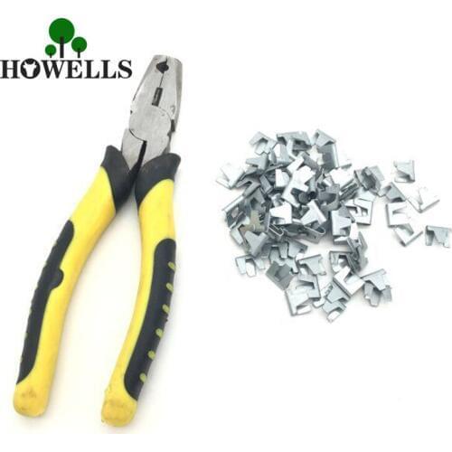 Assembled Pigeon Chicken Coop Child Rabbit Cage Buckle Pliers Iron Buckle Pet Birdcage Animal Cages Install Cage Tool