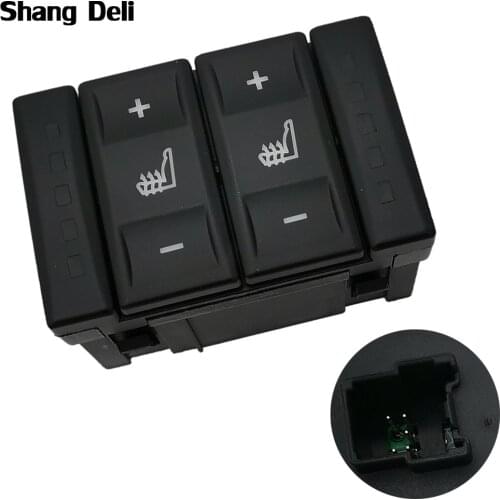 Black Seat Heating Button Control Switch Warmer Heated Switch For Ford Mondeo MK4 S-MAX Galaxy MK 3