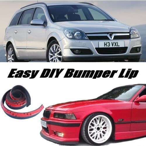 For Car View Body Kit Strip NOVOVISU Bumper Lip Deflector Lips For Vauxhall Astra Front Spoiler Skirt