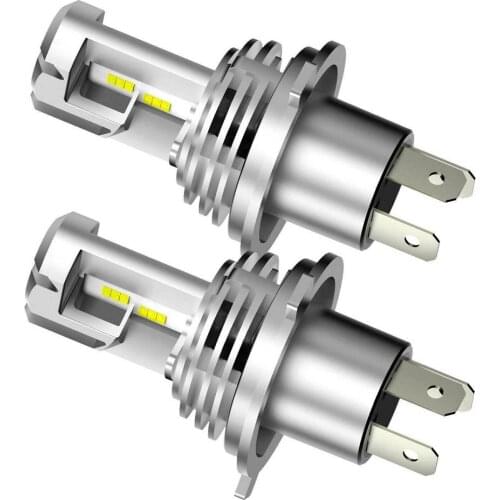 2pcs/set Led Mini Headlight Bulb H4 9003 Hb2 Combo Kit High Low Beam