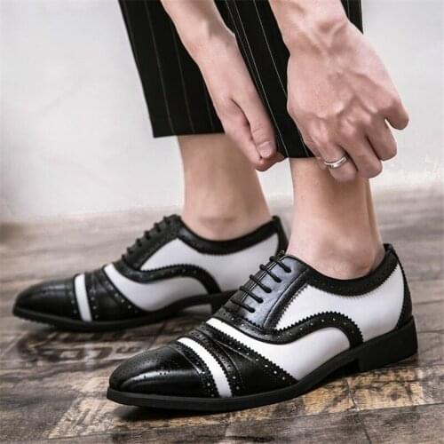 Fashion Men Office Shoes Color Matching Breathable Leather Loafers Driving Moccasins Comfortable Slip On 2021 Spring Hot Sale