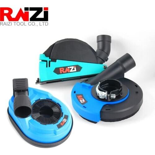 Raizi 3 pcs 5 inch Univeral Dust Shroud Kit for Angle Grinder Grinding Cutting Drilling Dustless Dust Collector Cover Tool