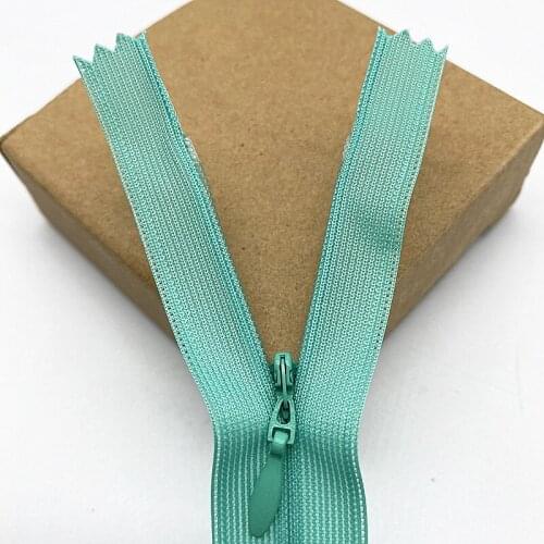 New 5pcs 25-35mm Invisible Lace Zipper Screen Side Color Invisible Zipper Nylon for Sewing Garment Accessories DIY #14