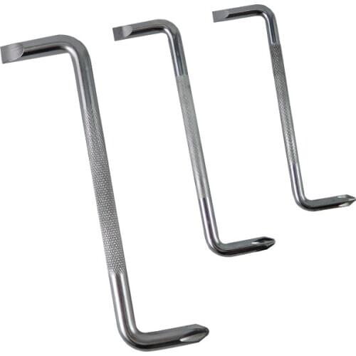 3pcs right-angle elbow screwdriver S-shaped Z-shaped screw batch head cross plum blossom Mini dual-purpose taper wrench