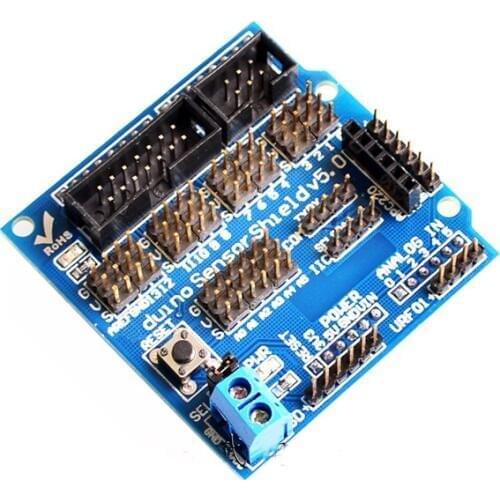 Free Ship 30pc With track Sensor Shield V5.0 expansion board for arduino electronic building blocks robot accessories