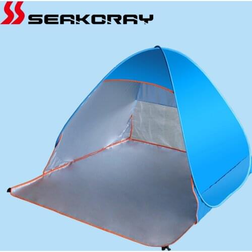 Automatic Outdoor Camping Tent Beach Tent Anti-UV Protection Camping Fishing Sun Shelters Awning Sunshade