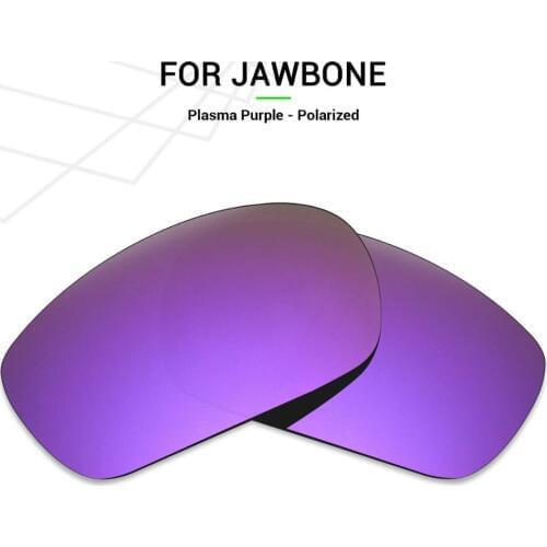 Mryok POLARIZED Replacement Lenses for Oakley Jawbone Sunglasses Plasma Purple