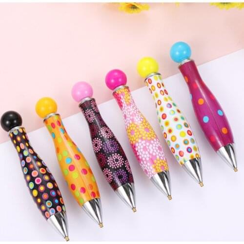 Diamond Painting Pen Cute Bowling Shape Point Drill Pen Embroidery Accessories Diamond Painting Cross Stitch Tool Kits DIY Craft