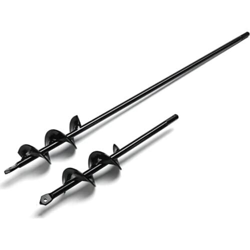 4x22/4x45cm Garden Auger Small Earth Planter Drill Bit Post Hole Digger Earth Planting Auger Drill Bit for Electric Drill - 4x22