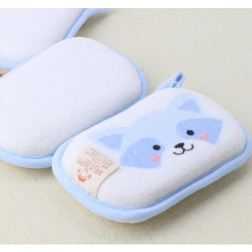 Newborn Baby Bath Brushes Infant Shower Sponge Cotton Rubbing Body Wash Towel 77HD