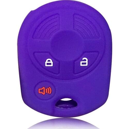 Silicone Car Key Cover Cap For Ford Transit Focus Escape C-MAX Remote Key Cover Case Holder Keyless