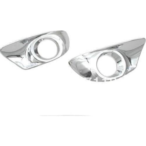 Car Styling Chrome Front Fog Light Cover For Toyota Verso MPV