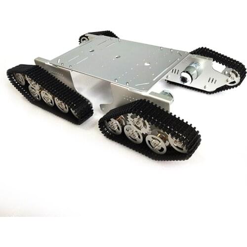 T999 4WD Metal Tank, 4 motors,Aluminium Alloy Chassis for Smart Tank,Car,DIY,Remote control development, free shipping DHL/Fedex