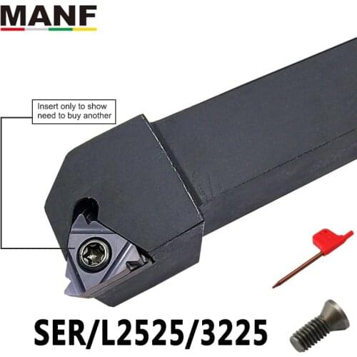 MANF SER2525m22 SER1616h16 lathe Tools SER Thread Tool Holder Machine Tools Accessories Lathe External Thread Cutter Lathe