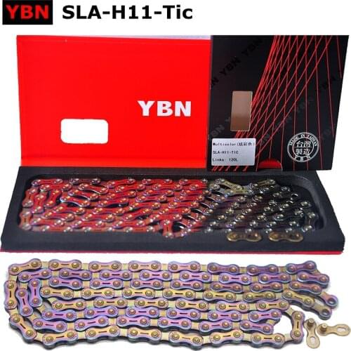 YBN MTB Bicycle Chain S11-S2 11Speed116/120L Links FOR SHIMANO Campagnolo SRAM Mountain Bike Road