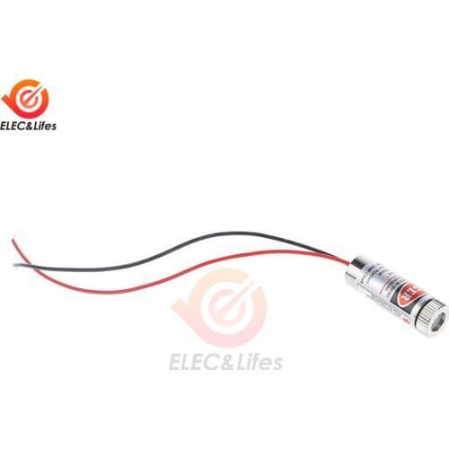 10Pcs 650nm 5mW Point / Line / Cross Laser Module Long distance transmission laser Head Glass Lens Focusable Industrial Class