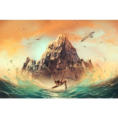 5D Diy Diamond Painting Cross Stitch full Square Diamond Embroidery capricorn from the dancing zodiac for room Decor H1068