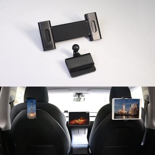 TPARTS｜For Tesla Model 3/Y Car Back Seat IPAD Mobile Phone Holder Mount Accessories Parts For Tesla Model 3/Y