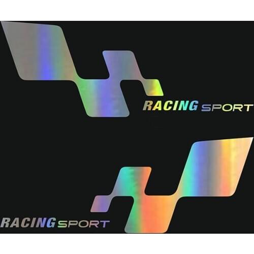 Interesting Car Sticker Accessories Car Window RACING Sport Decoration Door Body PVC 14cm X 6cm Decal
