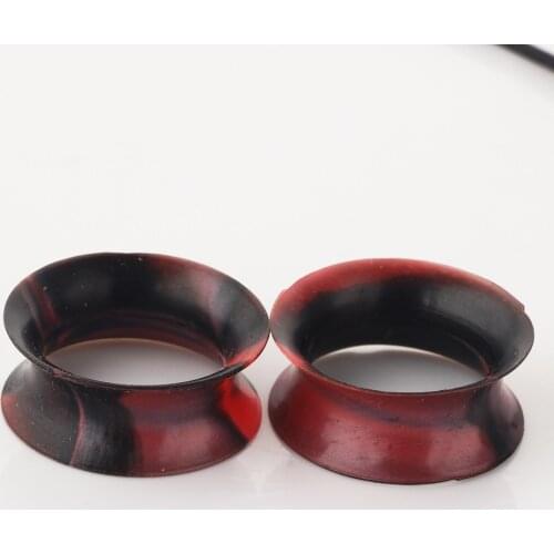 JUNLOWPY Silicone Ear Skin Flesh Tunnel Expander Flexible Stretching Gauge Eyelet Plug Gauge Kit Piercing Body Jewelry Wholesale