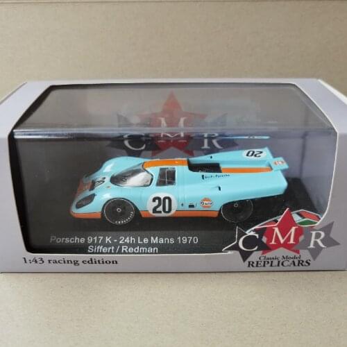 CMR 1/43 PORSCHE 917K GULF Diecast Collection of Die-casting Simulation Alloy Model Car Children Toys