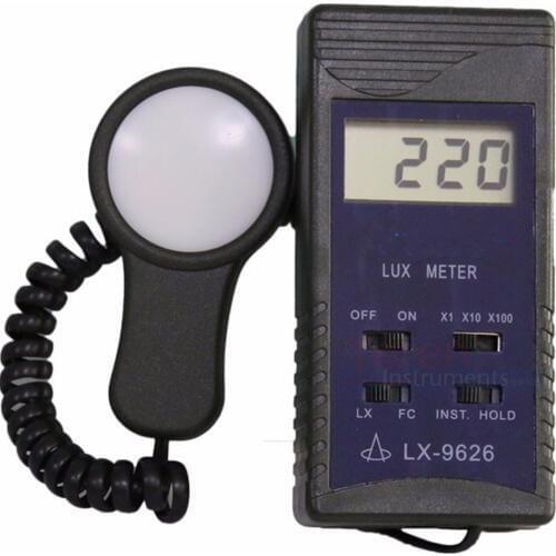 LX-9626 Digital Lux Tools With Meter Measuring Range 0-50000LUX 0-5000FC Low Voltage Research Teaching Metallurgical